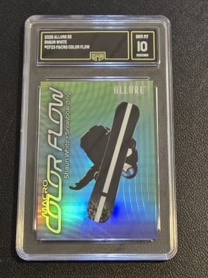 2025 Upper Deck Allure SE #CF2-3 Shaun White Macro Color Flow GMA 10 - Image 1