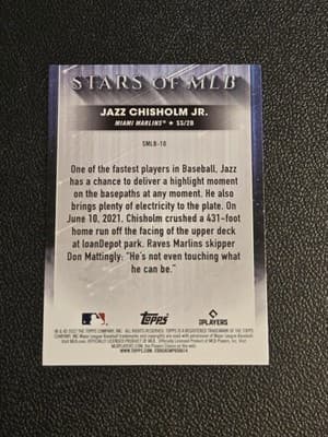 2022 Topps #SMLB-10 Jazz Chisholm Jr. Stars of MLB - Thumbnail 2