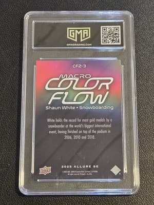 2025 Upper Deck Allure SE #CF2-3 Shaun White Macro Color Flow GMA 10 - Thumbnail 2