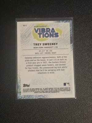 2022 Bowman #VV-3 Trey Sweeney Virtuosic Vibrations - Thumbnail 2