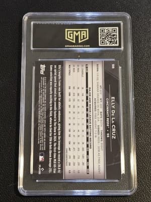 2025 Topps Chrome Black #100 Elly De La Cruz GMA 8.5 - Thumbnail 2