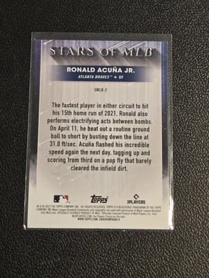 2022 Topps #SMLB-2 Ronald Acuña Jr. Stars of MLB - Thumbnail 2
