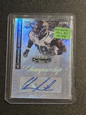 2014 Panini Contenders #114 Chris Smith Championship Ticket #/99 - Image 1