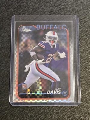 2024 Topps Chrome #253 Ray Davis X-Fractor - Image 1