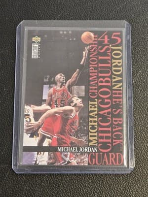 1995-96 Collector's Choice #M1 Michael Jordan Jordan He's Back - Image 1