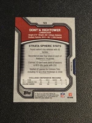 2012 Topps Strata (Retail) #53 Dont'a Hightower - Thumbnail 2