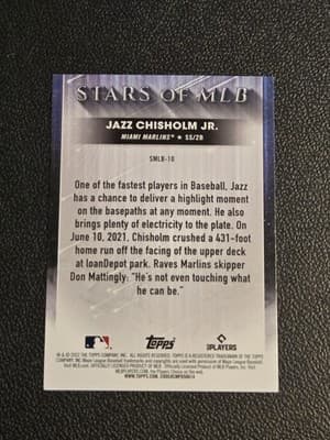 2022 Topps #SMLB-10 Jazz Chisholm Jr. Stars of MLB - Thumbnail 2