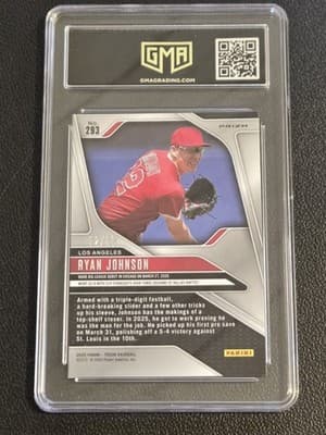 2025 Panini Prizm #293 Ryan Johnson Red Power Prizm GMA 10 #/99 - Thumbnail 2