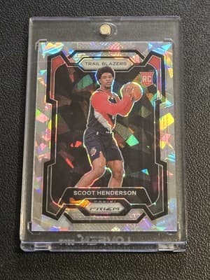 2023-24 Panini Prizm #141 Scoot Henderson Prizms Ice - Image 1