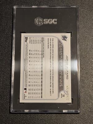 2022 Topps #36 Jorge Alfaro Gold SGC 9.5 #/2022 - Thumbnail 2