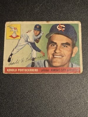 1955 Topps #77 Arnold Portocarrero - Image 1