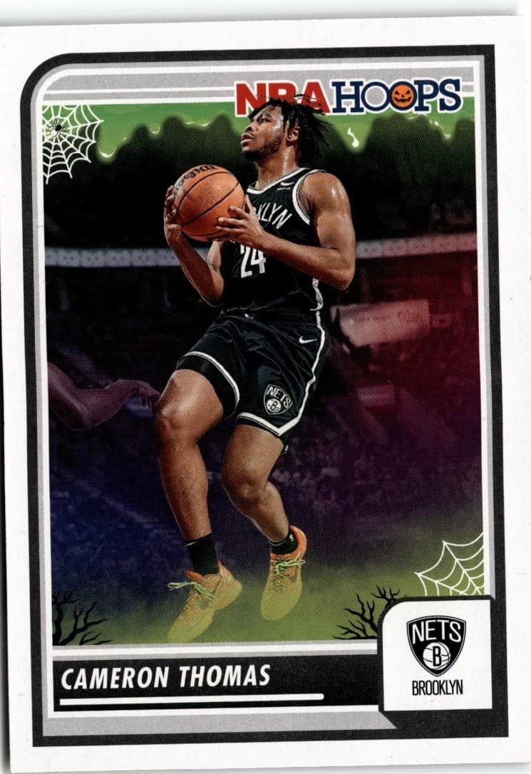 2023-24 Hoops Haunted Hoops #130 Cameron Thomas - Image 1