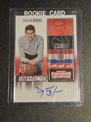 2016 Panini Contenders Draft Picks #190 Dragan Bender Autographs - Image 1