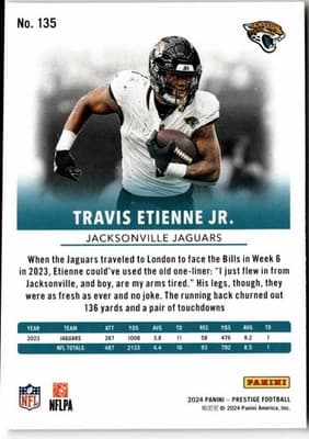 2024 Panini Prestige #135 Travis Etienne Jr. - Thumbnail 2