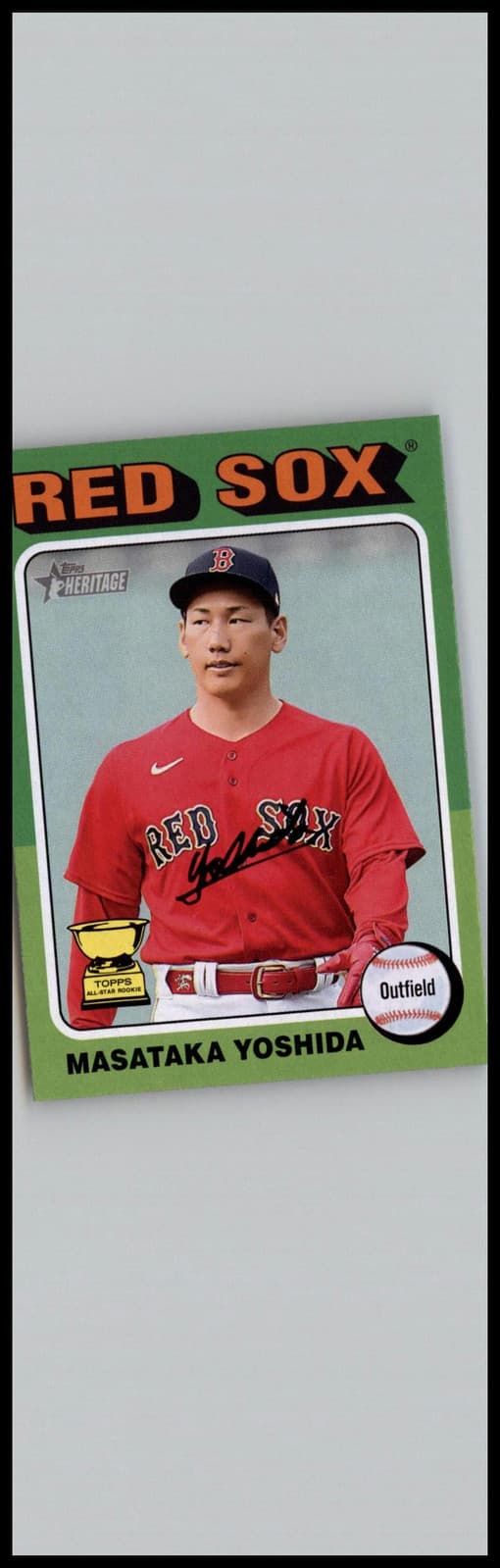 2024 Topps Heritage #292 Masataka Yoshida Boston Red Sox - Image 1