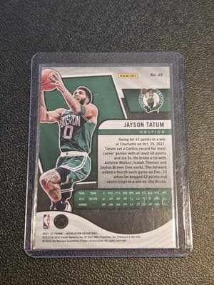 2021-22 Panini Revolution #68 Jayson Tatum - Thumbnail 2