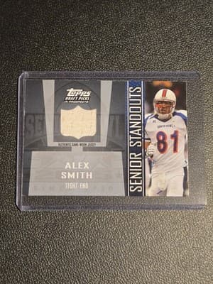 2005 Topps Draft Picks & Prospects #SS-AS Alex Smith Senior Standout Jersey - Image 1