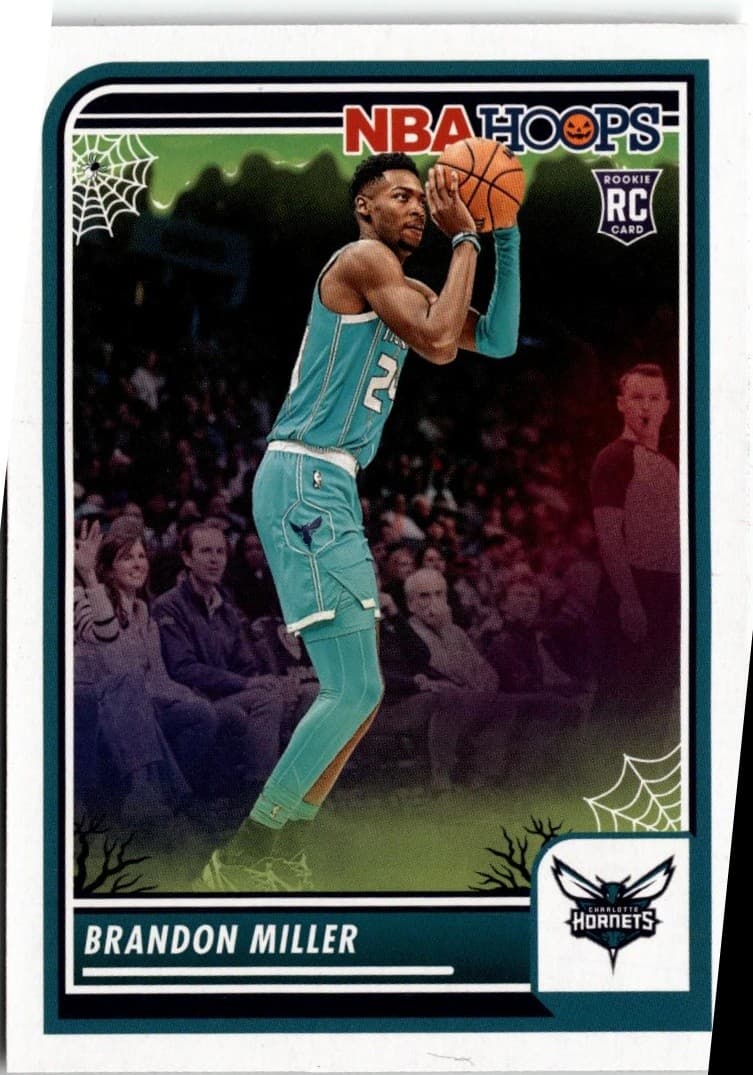 2023-24 Hoops Haunted Hoops #245 Brandon Miller Orange - Image 1