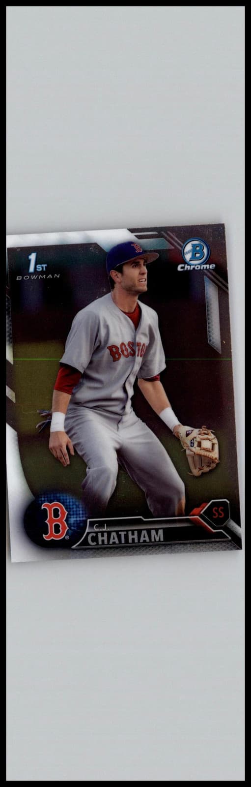 2016 Bowman Draft #BDC-38 C.J. Chatham Chrome Boston Red Sox - Image 1