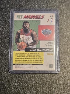 2021-22 Donruss #6 Zion Williamson Net Marvels Press Proof - Thumbnail 2