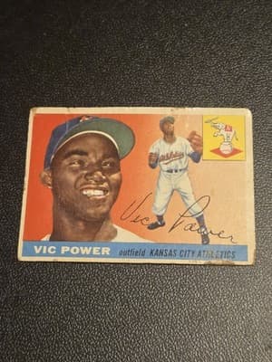 1955 Topps #30 Vic Power - Image 1