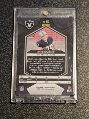 2024 Panini Mosaic #313 Brock Bowers - Thumbnail 2