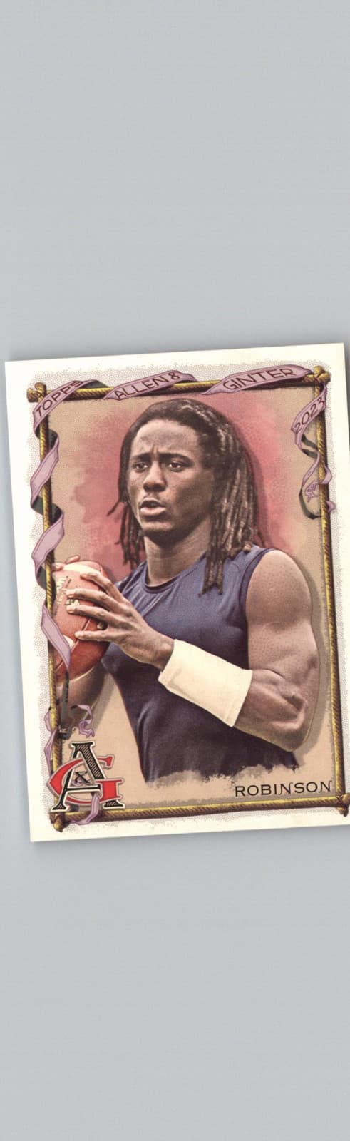 2023 Topps Allen & Ginter #202 Denard "Shoelace" Robinson Detroit Lions - Image 1