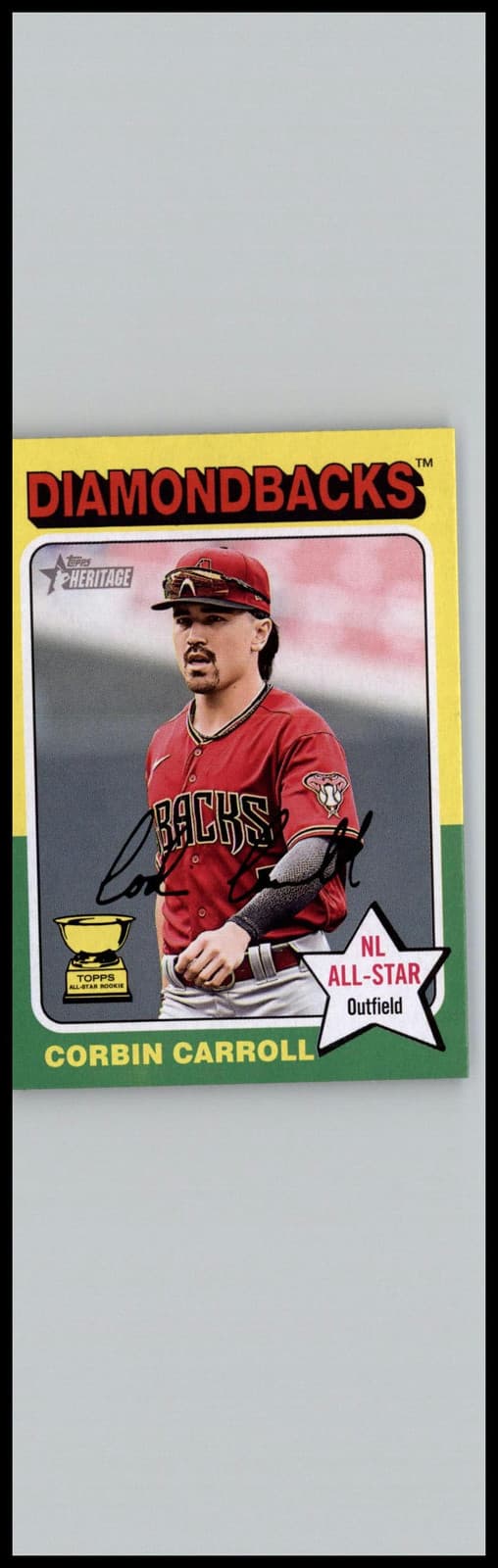 2024 Topps Heritage #372 Corbin Carroll Arizona Diamondbacks - Image 1
