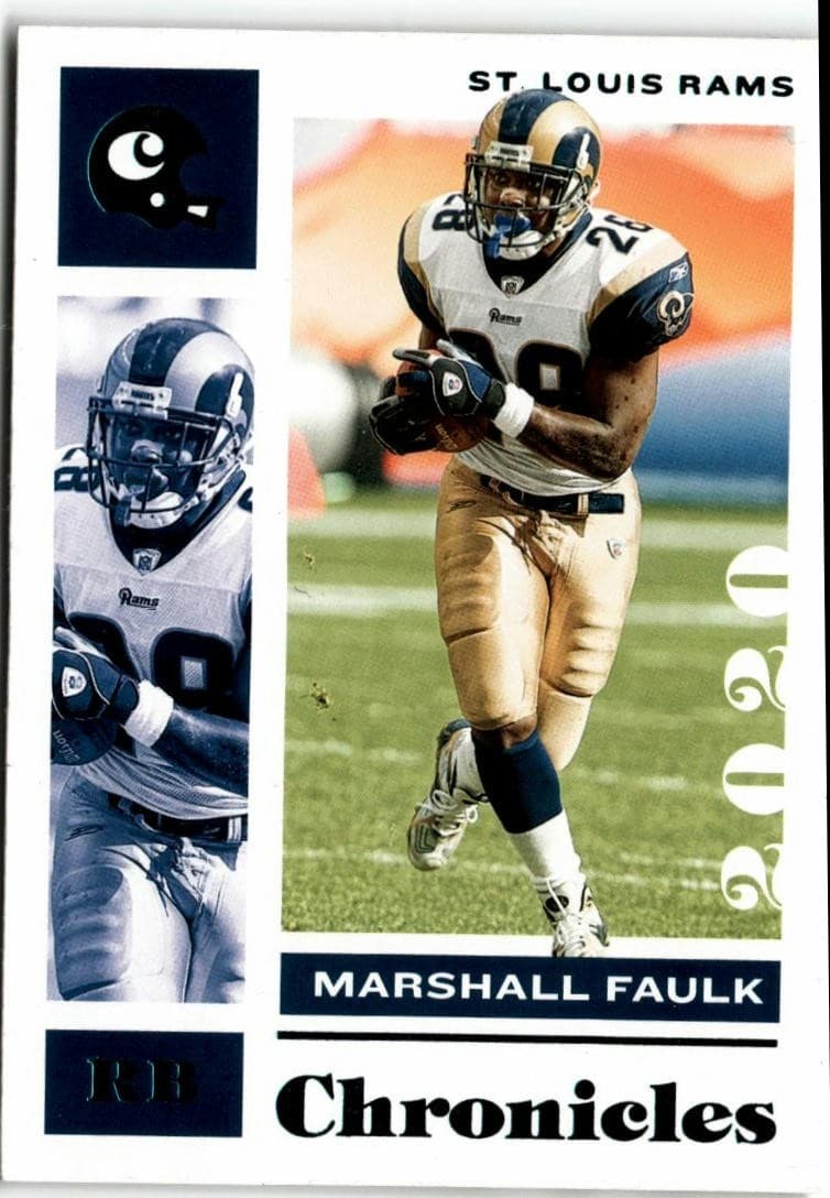 2020 Panini Chronicles #59 Marshall Faulk - Image 1