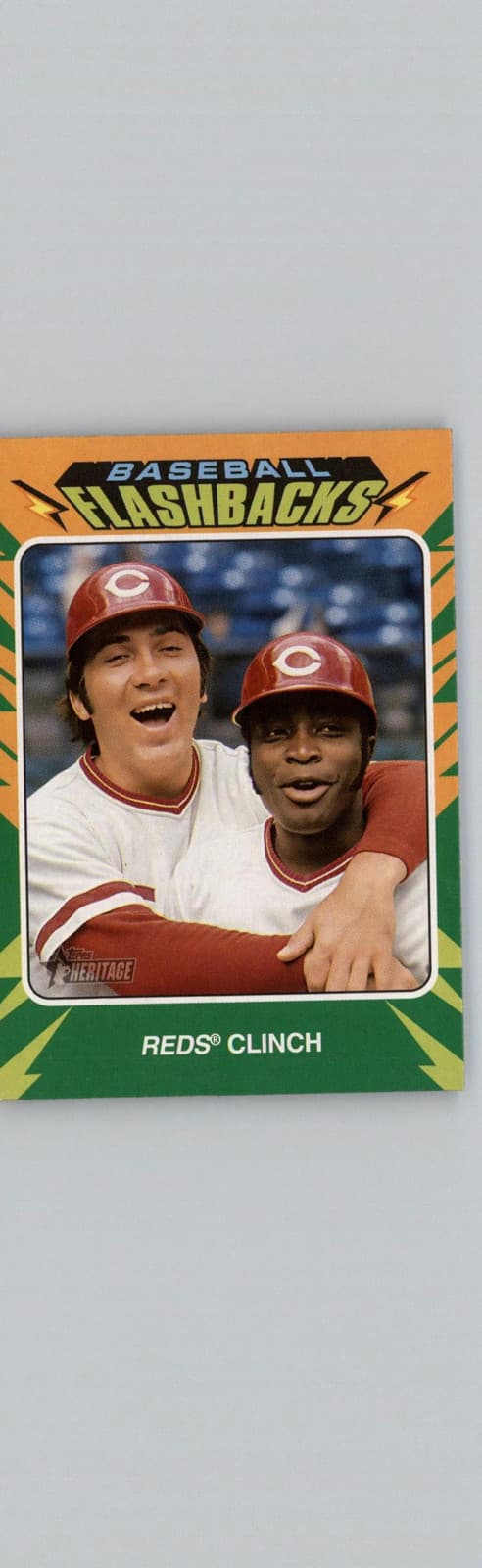 2024 Topps Heritage #BF-11 Cincinnati Reds Baseball Flashbacks Cincinnati Reds - Image 1