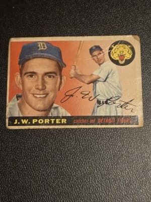 1955 Topps #49 J.W. Porter - Image 1