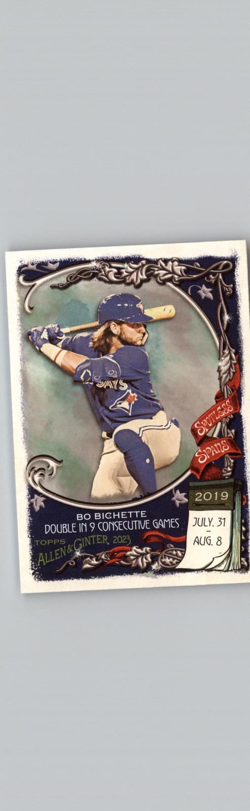 2023 Topps Allen & Ginter #SS-2 Bo Bichette Spotless Spans Toronto Blue Jays - Image 1