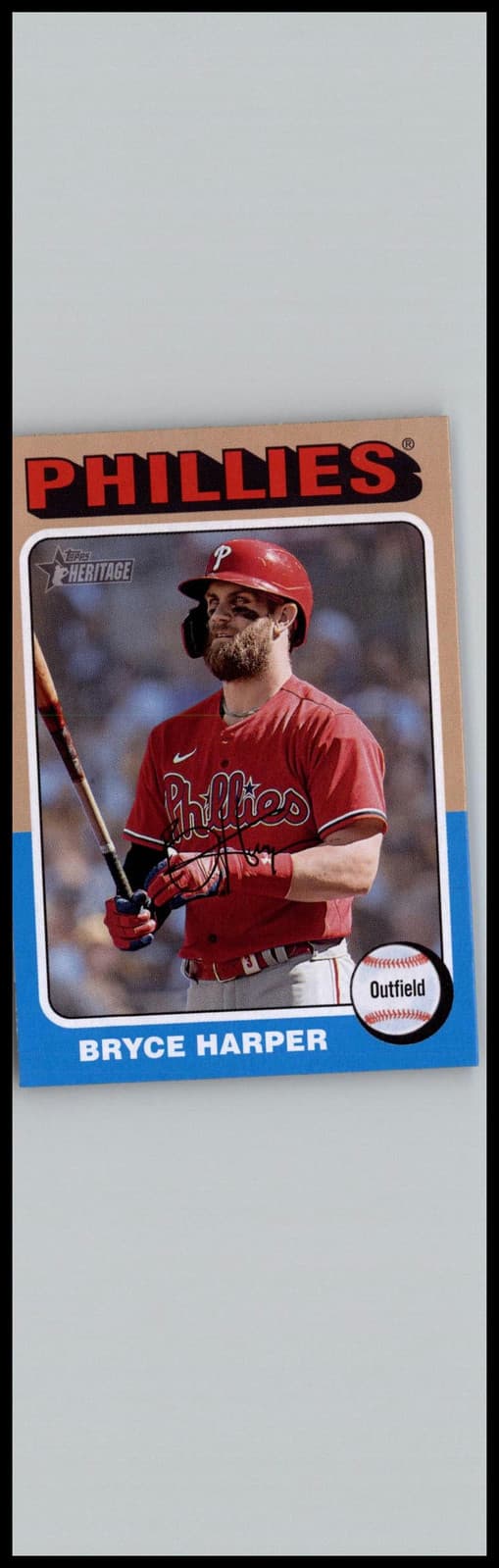 2024 Topps Heritage #405 Bryce Harper Philadelphia Phillies - Image 1