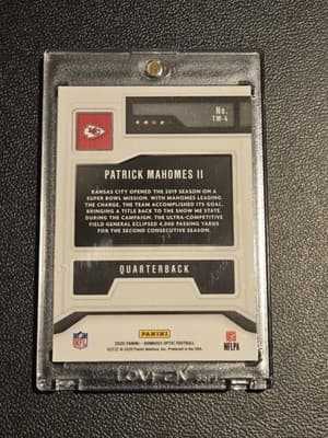 2020 Donruss Optic #TM-4 Patrick Mahomes II T-Minus 3...2...1 - Thumbnail 2