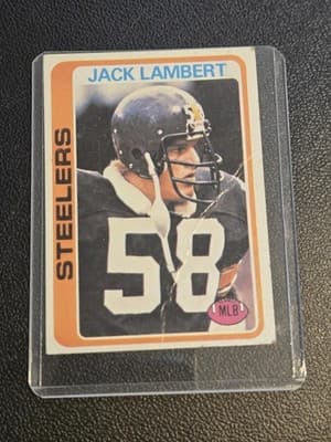 1978 Topps #165 Jack Lambert - Image 1