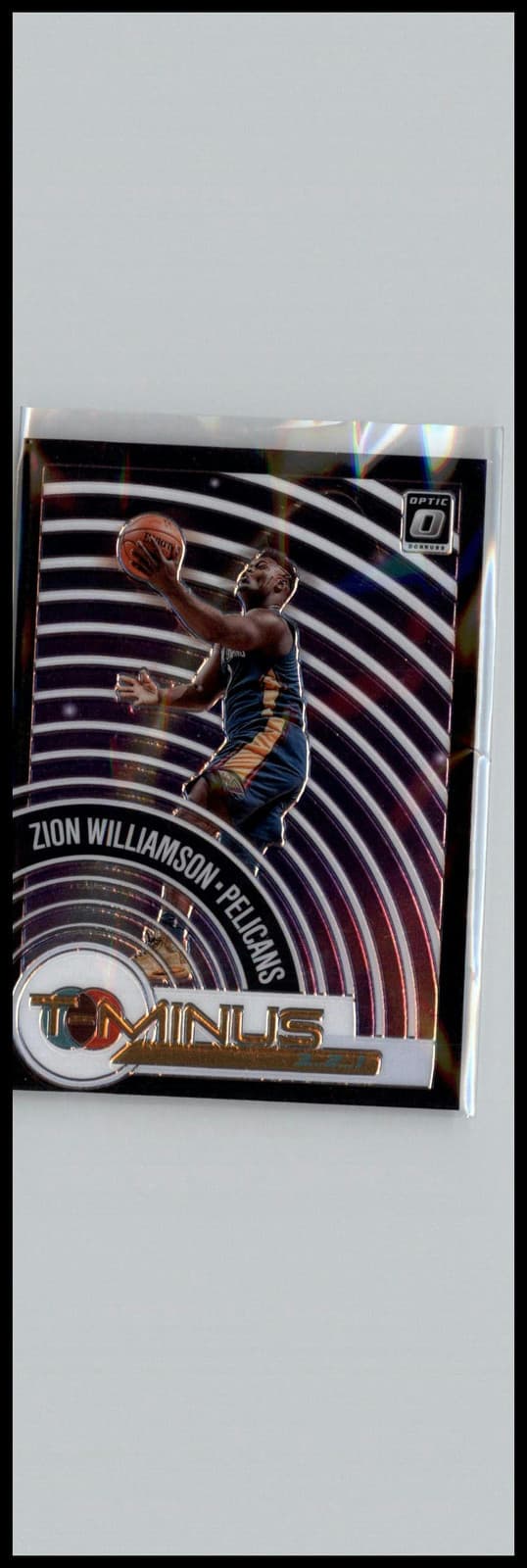 2020-21 Donruss Optic #8 Zion Williamson T-Minus 3...2...1 New Orleans Pelicans - Image 1