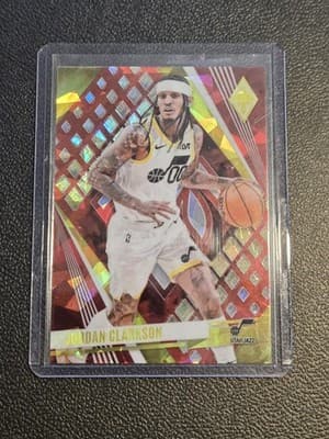 2023-24 Panini Phoenix #83 Jordan Clarkson Phoenix Red Ice - Image 1