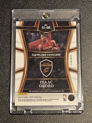 2022-23 Panini Select #SS-IOK Isaac Okoro Signature Selections - Thumbnail 2