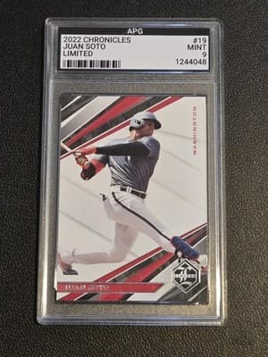 2022 Panini Chronicles #19 Juan Soto Limited APG 9 - Image 1