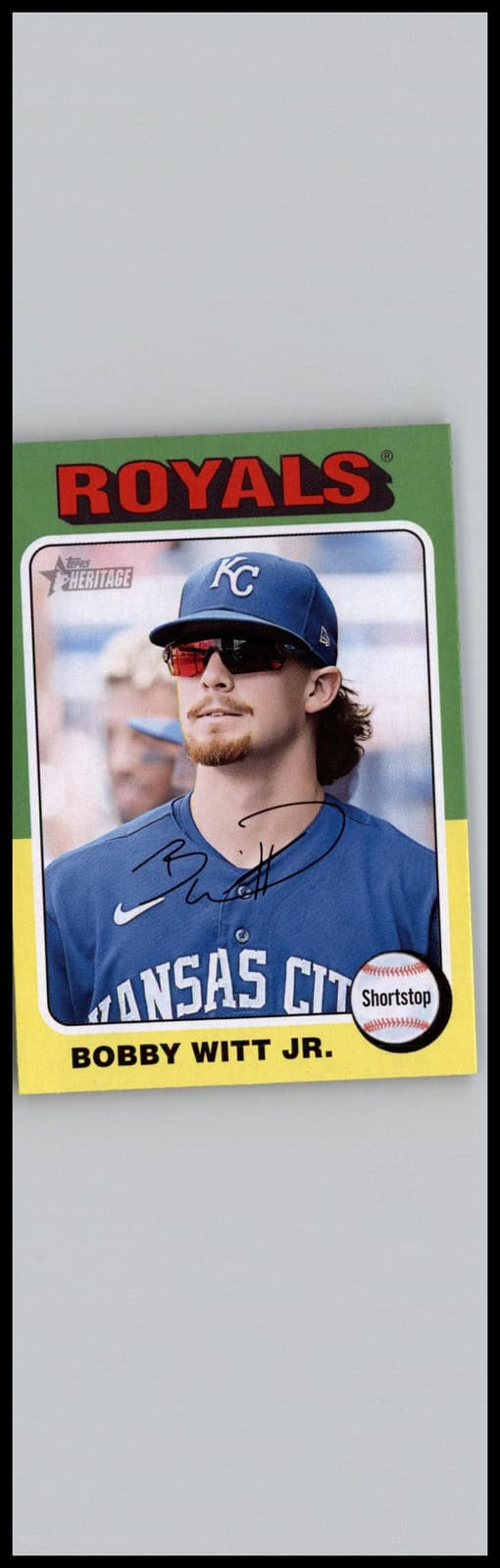 2024 Topps Heritage #404 Bobby Witt Jr. - Image 1