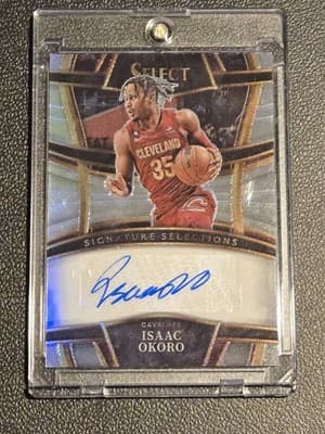 2022-23 Panini Select #SS-IOK Isaac Okoro Signature Selections - Image 1