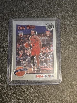 2019-20 Hoops Premium Stock #295 Coby White - Image 1