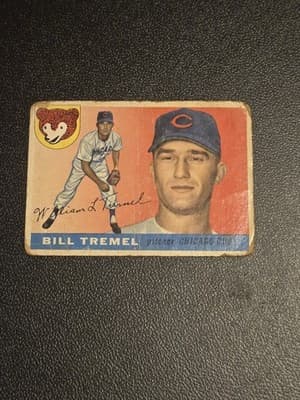 1955 Topps #52 Bill Tremel - Image 1