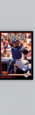 1993 Triple Play #55 Mike Piazza Los Angeles Dodgers - Image 1