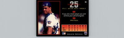 1993 Triple Play #55 Mike Piazza Los Angeles Dodgers - Thumbnail 2