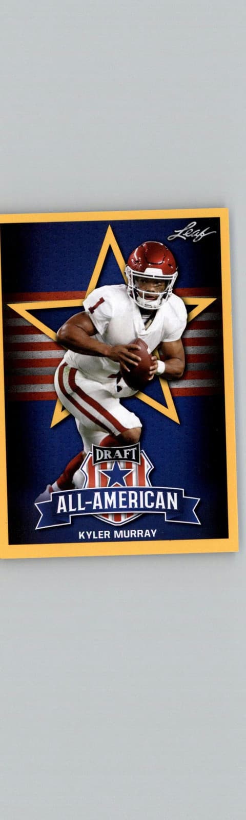 2019 Leaf Draft #SP-KM2 Kyler Murray Kyler Murray SPs Gold Oklahoma Sooners - Image 1