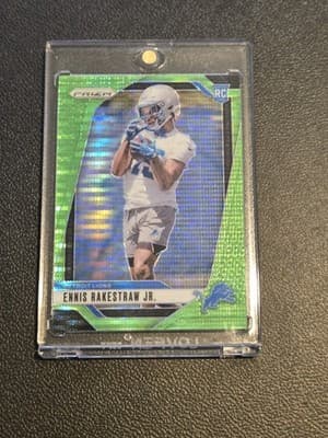 2024 Panini Prizm #332 Ennis Rakestraw Jr. Neon Green Pulsar - Image 1