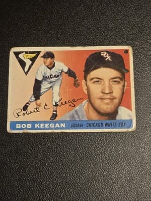 1955 Topps #10 Bob Keegan - Image 1