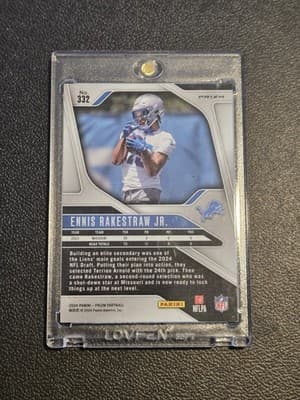 2024 Panini Prizm #332 Ennis Rakestraw Jr. Neon Green Pulsar - Thumbnail 2