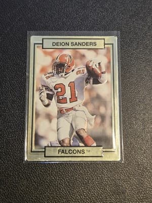 1990 Action Packed #9 Deion Sanders - Image 1